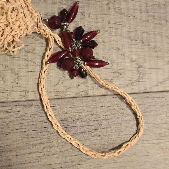 Woven wristlet Clutch purse - Picture 3 of 8